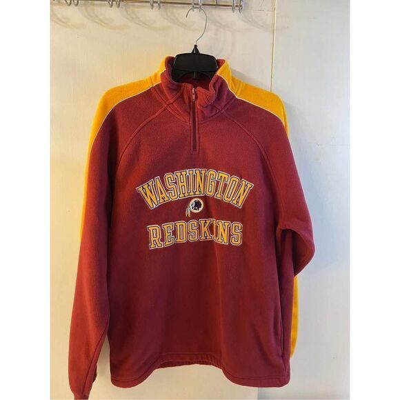 NFL Washington Redskins Reebok pullover fleece sweatshirt Indian Logo small Vint - Picture 1 of 6